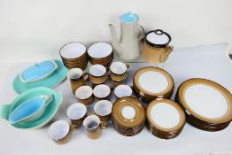 Ceramic table wares to include Denby Stoneware and Poole Pottery Twin Tone. [2].