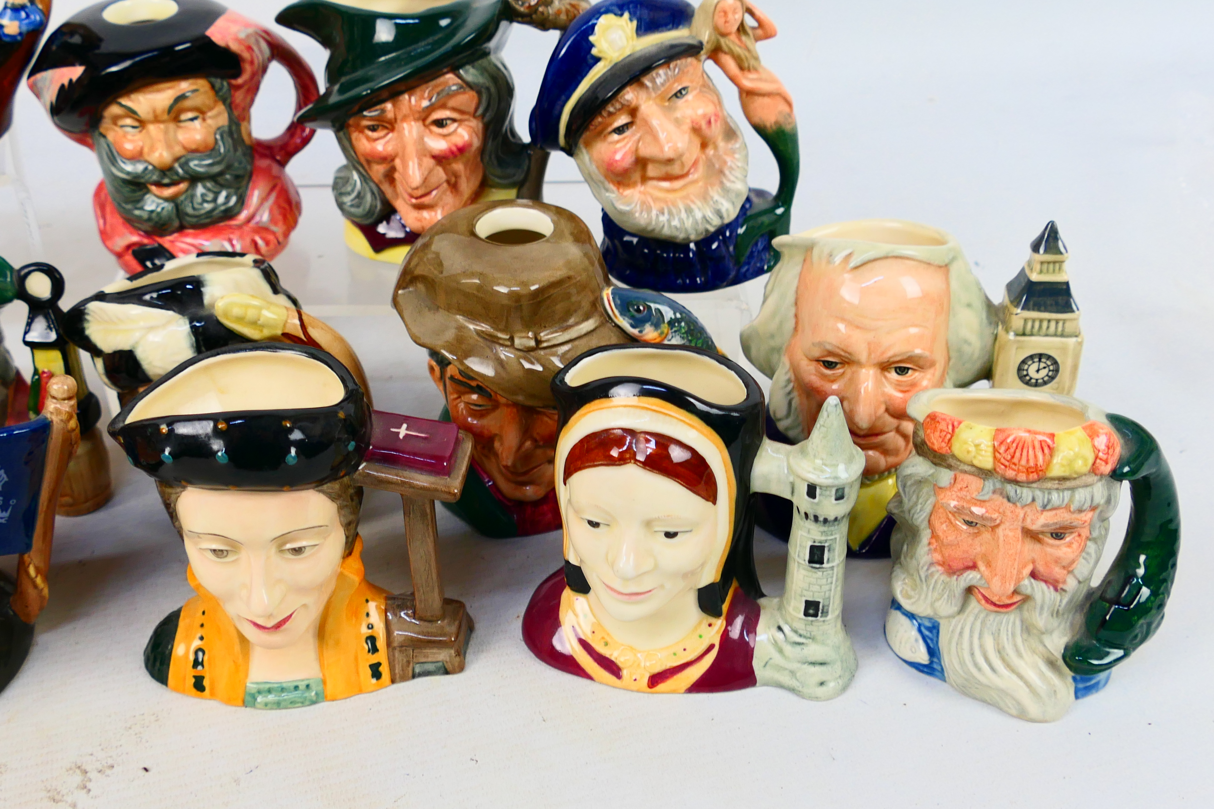 Royal Doulton - A collection of character jugs to include Captain Henry Morgan, John Doulton, - Image 6 of 8