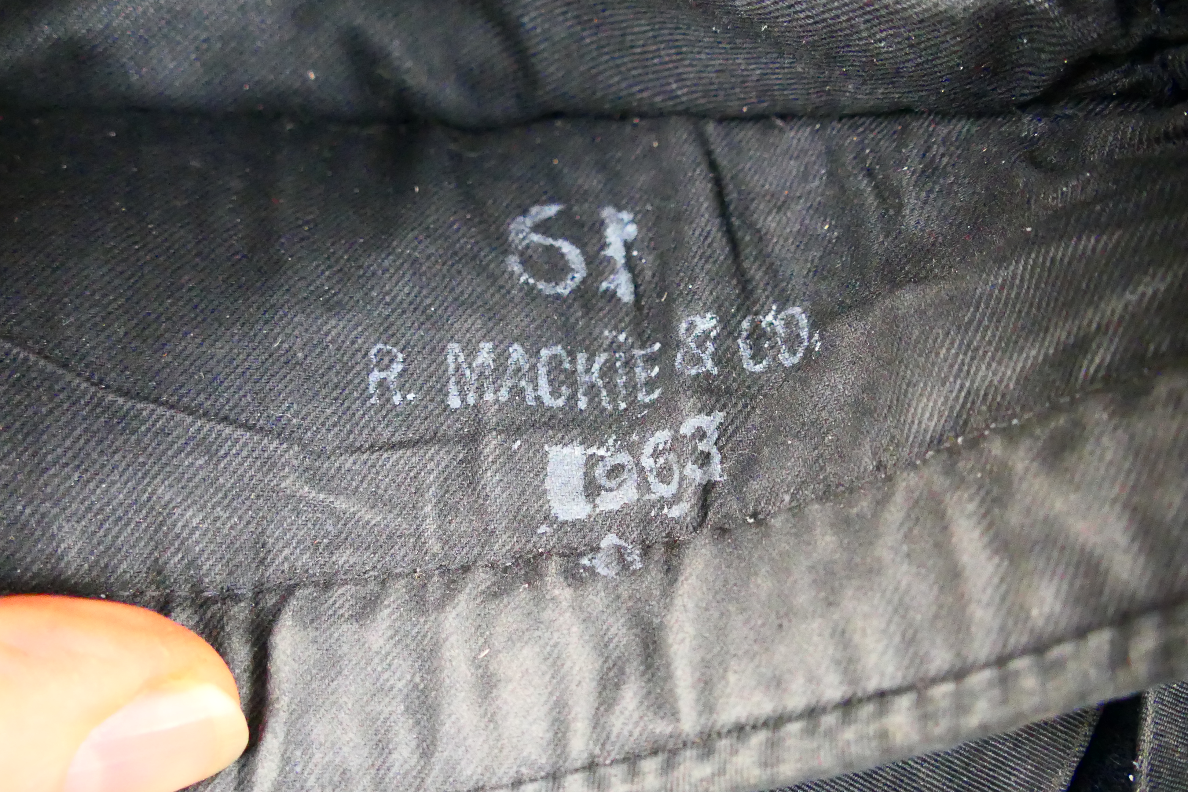 Two R Mackie & Co Scottish bonnet caps for Highland Regiment and Argyll And Sutherland Highlanders. - Image 7 of 7