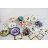 A quantity of collector plates, wall plaques and similar.