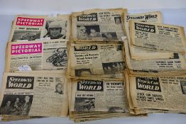 Speedway Interest - A collection of 1950's Speedway World publications and a quantity of 1960's