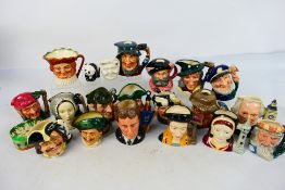 Royal Doulton - A collection of character jugs to include Captain Henry Morgan, John Doulton,