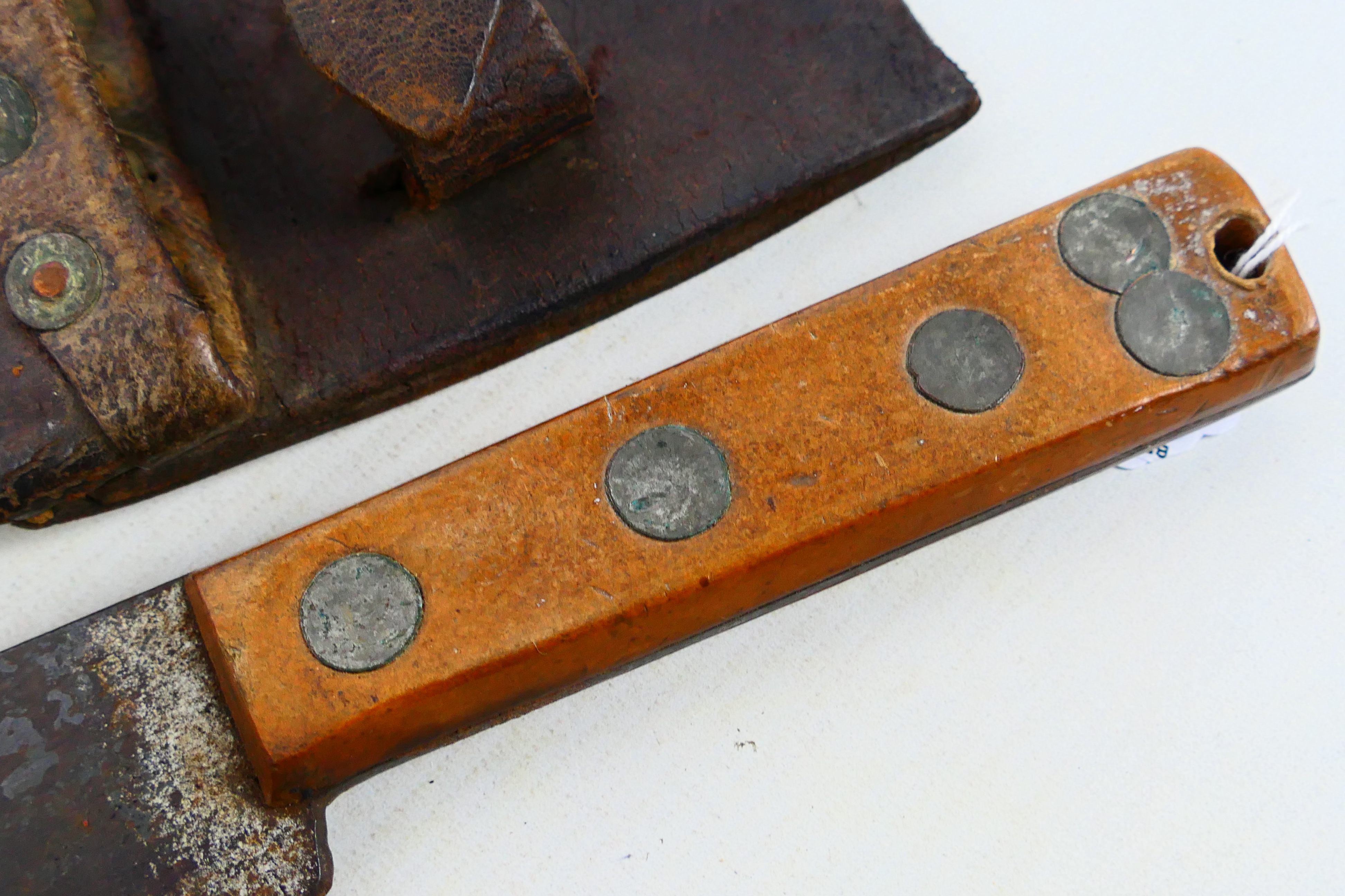 A World War One (WW1 / WWI) British army machete, - Image 2 of 9