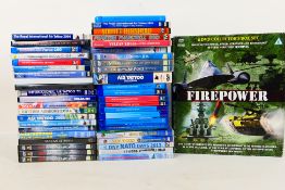 A collection of aviation related DVDs to include aircraft, air shows, NATO Tigers and other.