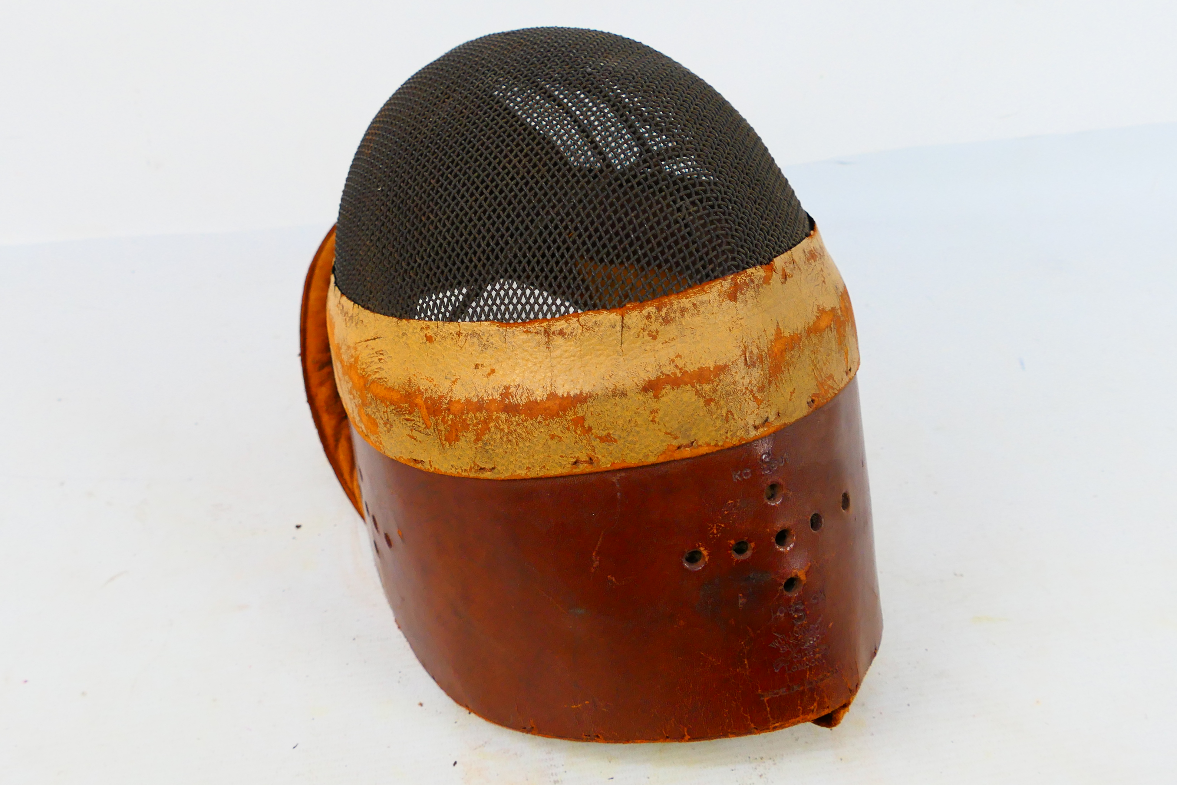 An early 20th century Wilkinson Sword fencing mask, - Image 4 of 10