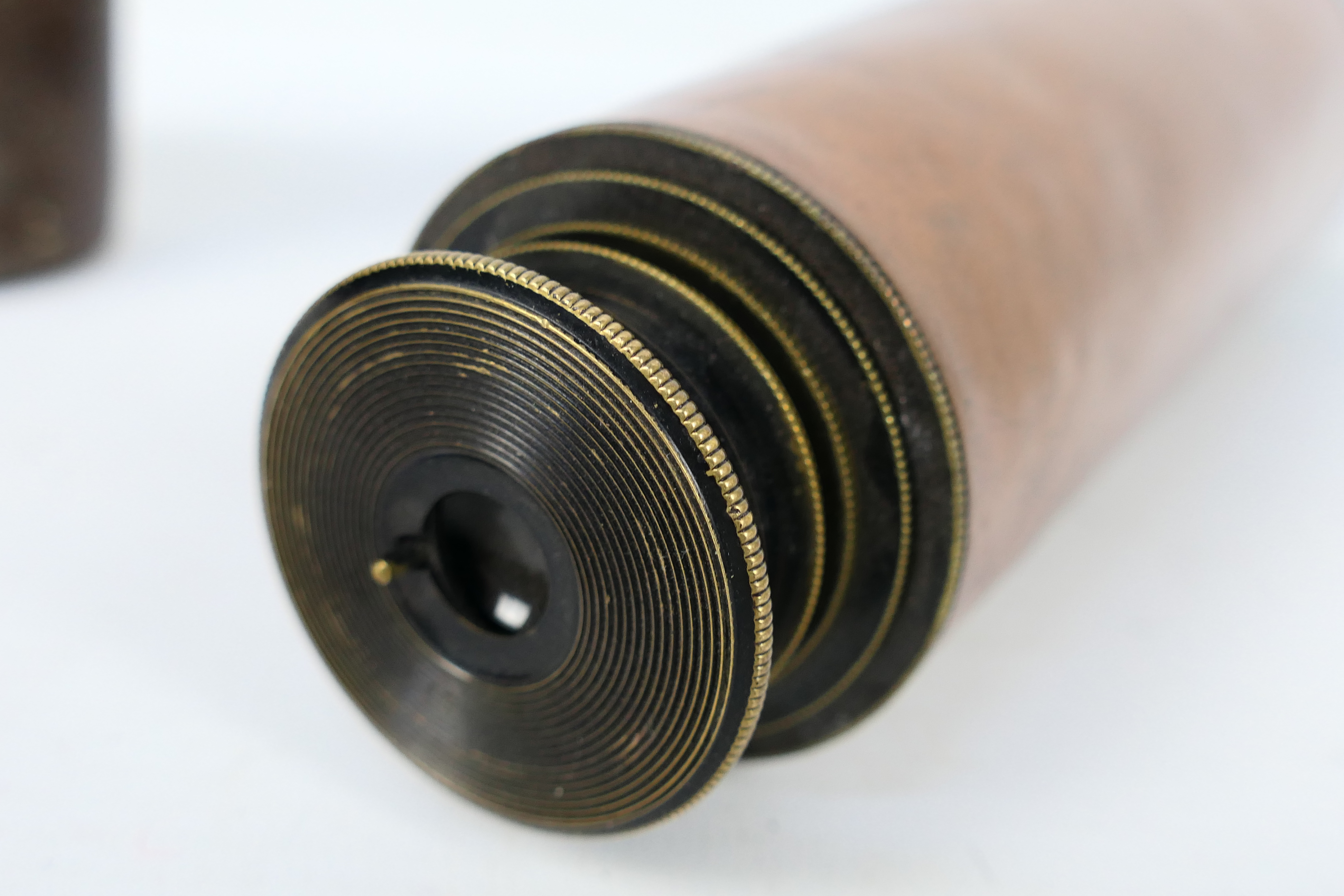 A Dollond London three draw telescope Televista, numbered 10189, - Image 7 of 9
