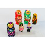 Russian Nesting Dolls - Three sets of fi