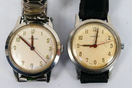 Two Garrard wrist watches with approximately 3.