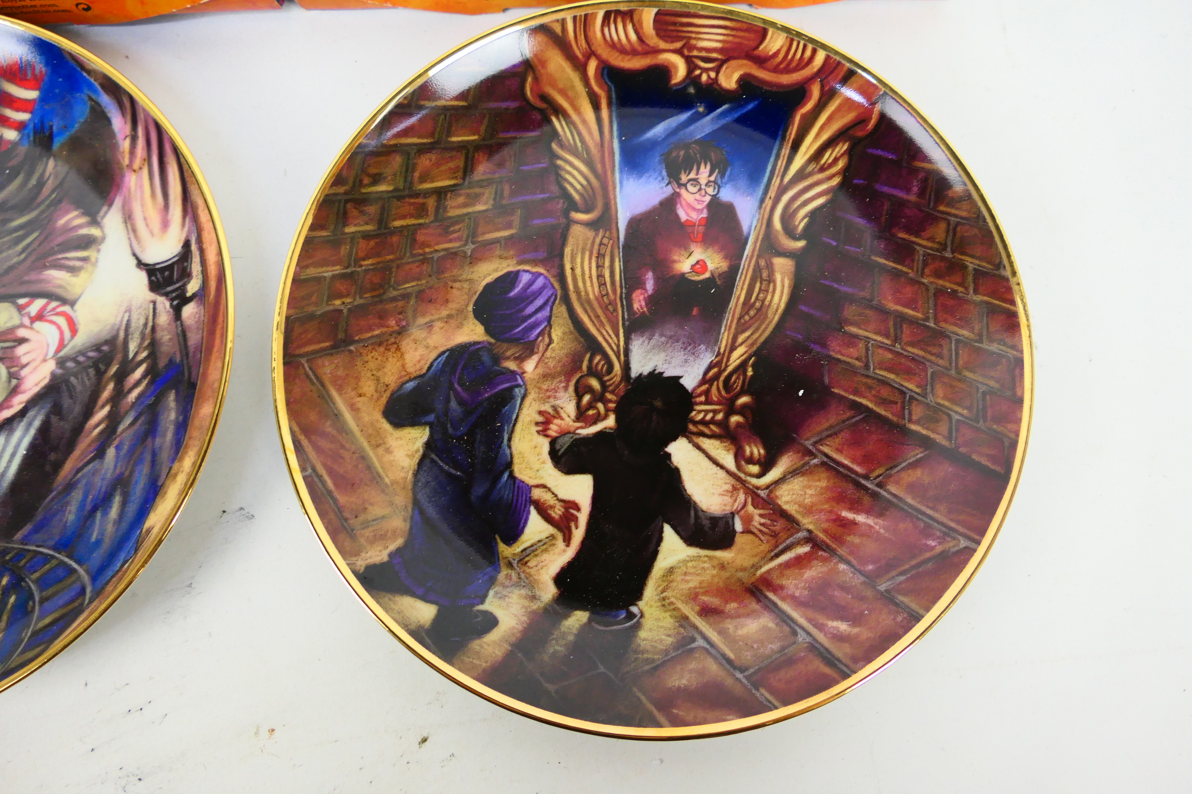 Royal Doulton - Three boxed Harry Potter wall plates, # HPWP4 The Mirror Holds The Answer, - Image 4 of 6