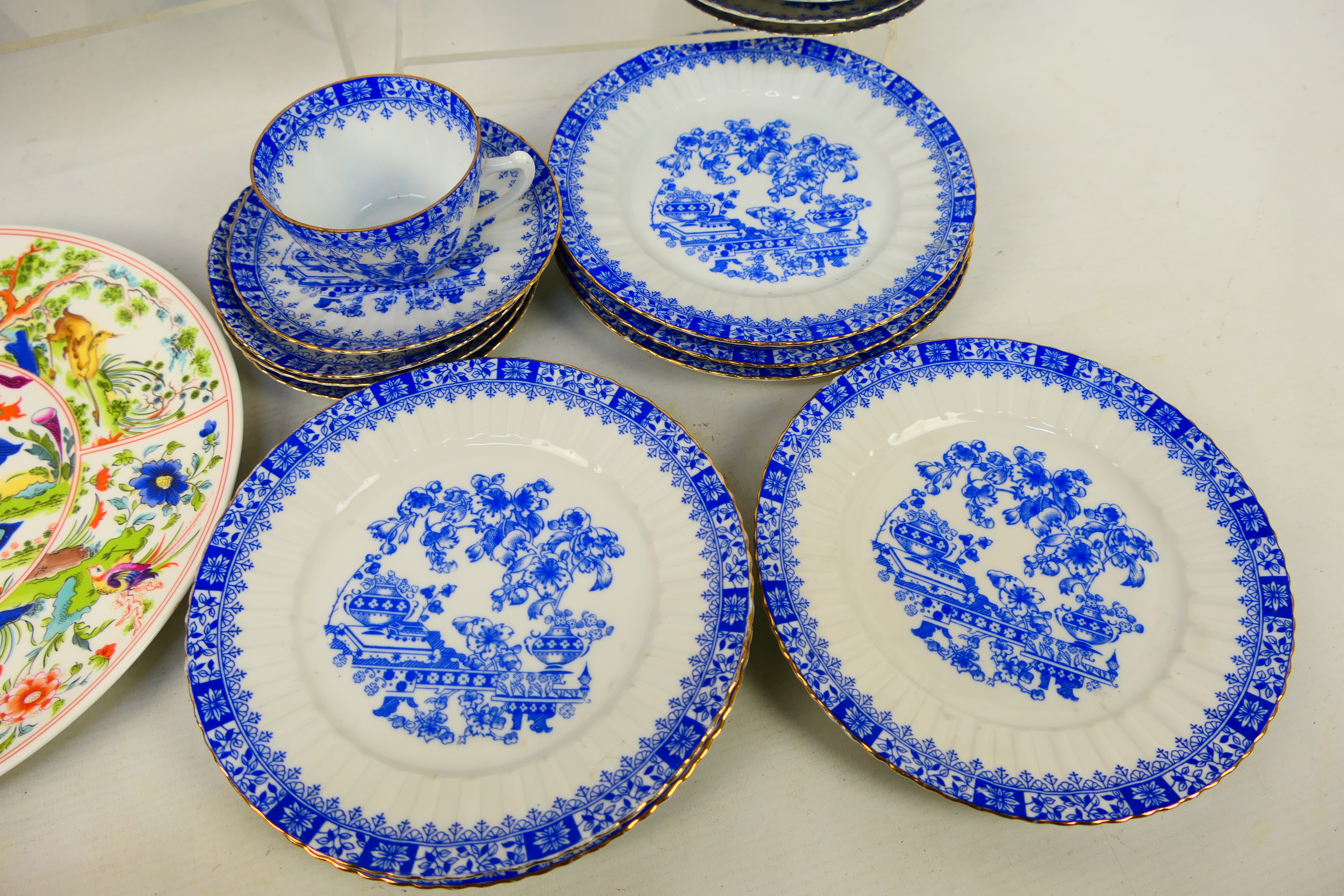 A collection of China Blau Bavaria tea w - Image 3 of 7