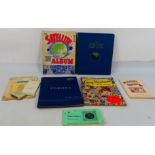 A collection of UK and foreign stamps and a small quantity of philatelic literature.