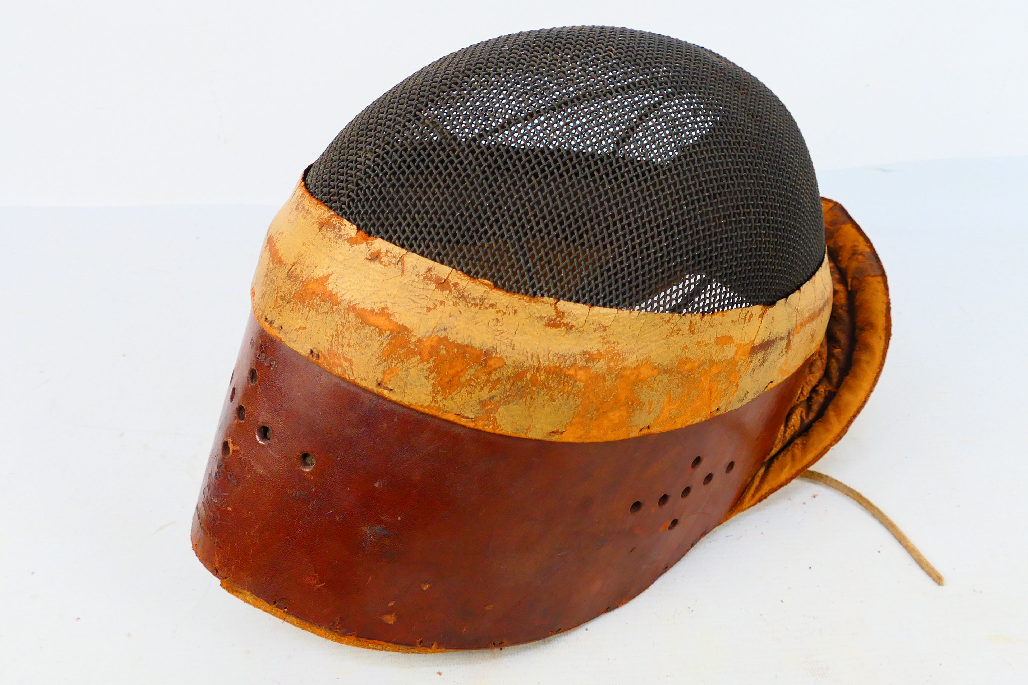 An early 20th century Wilkinson Sword fencing mask, - Image 3 of 10