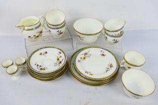 A quantity of Cauldon tea wares retailed by Waring & Gillow Oxford Street London.