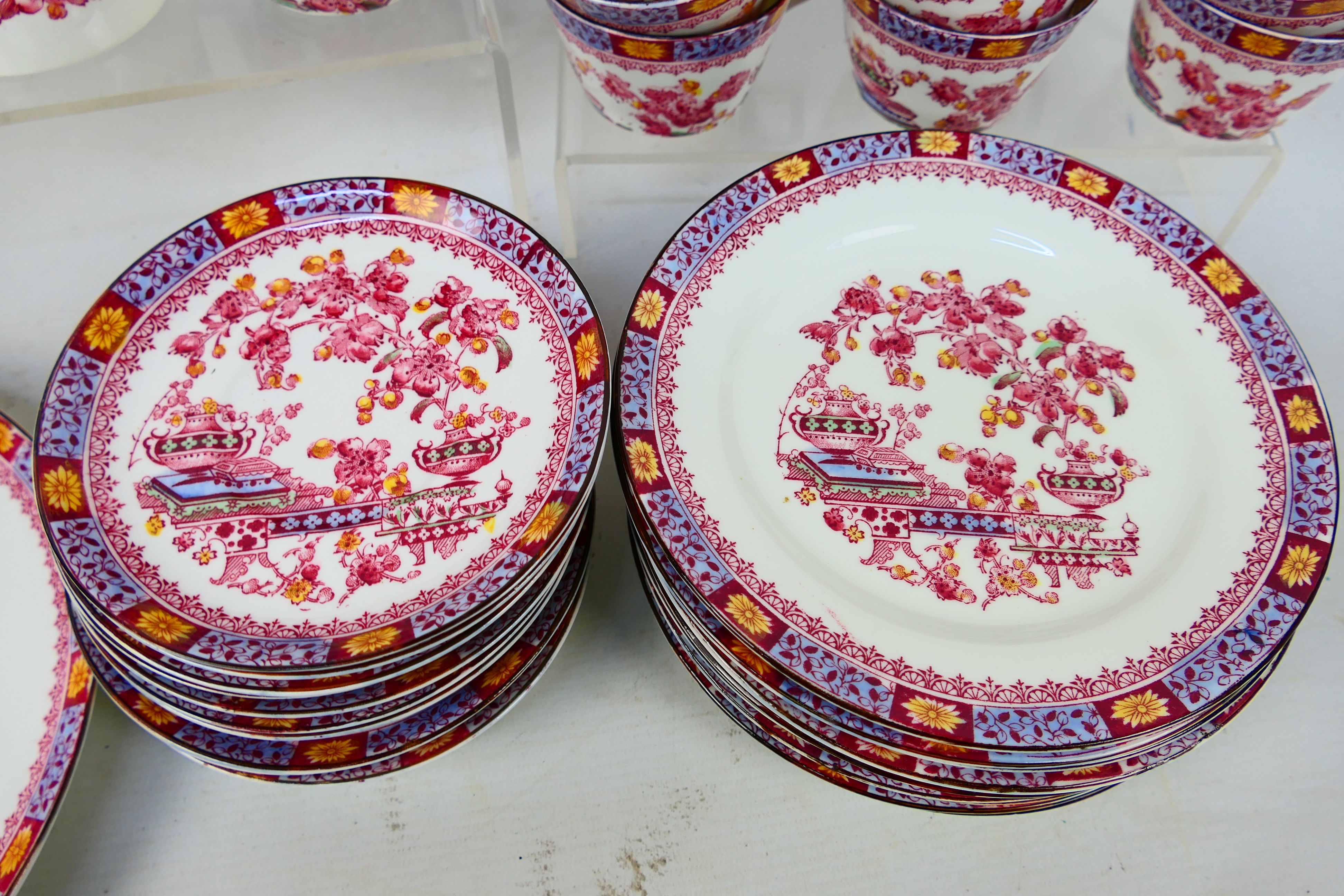 A quantity of Blairs China teawares comprising cups, saucers, side plates, serving plate and other, - Image 3 of 5