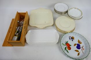 Ceramics to include Wedgwood, Royal Worcester and Paragon and a small quantity of artists equipment.