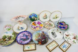 A quantity of collector plates, wall plaques and similar.