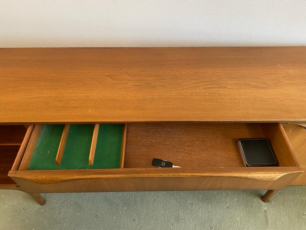 A Sutcliffe of Todmorden sideboard credenza, three central drawers flanked by cupboards, - Image 3 of 3