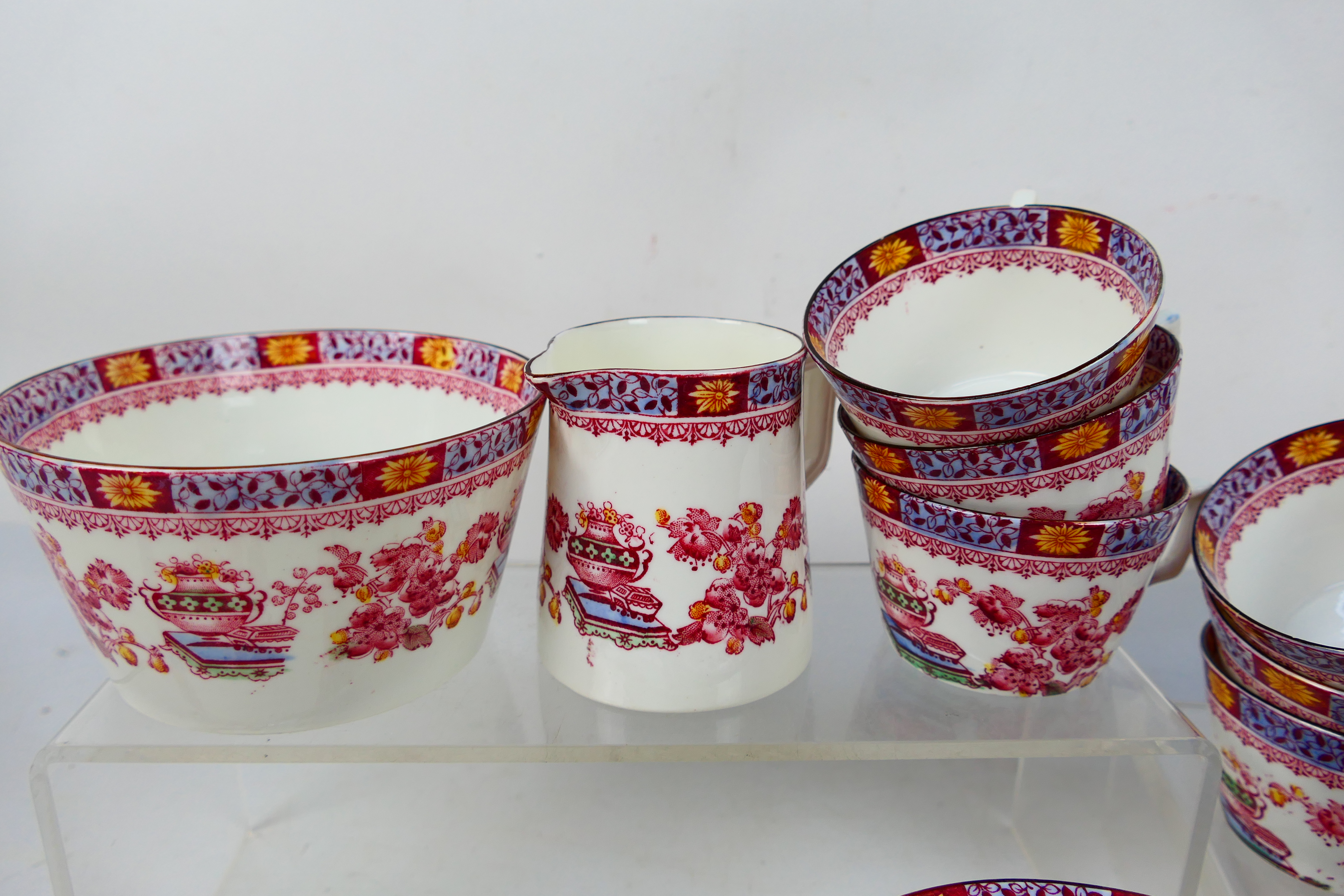 A quantity of Blairs China teawares comprising cups, saucers, side plates, serving plate and other, - Image 4 of 5