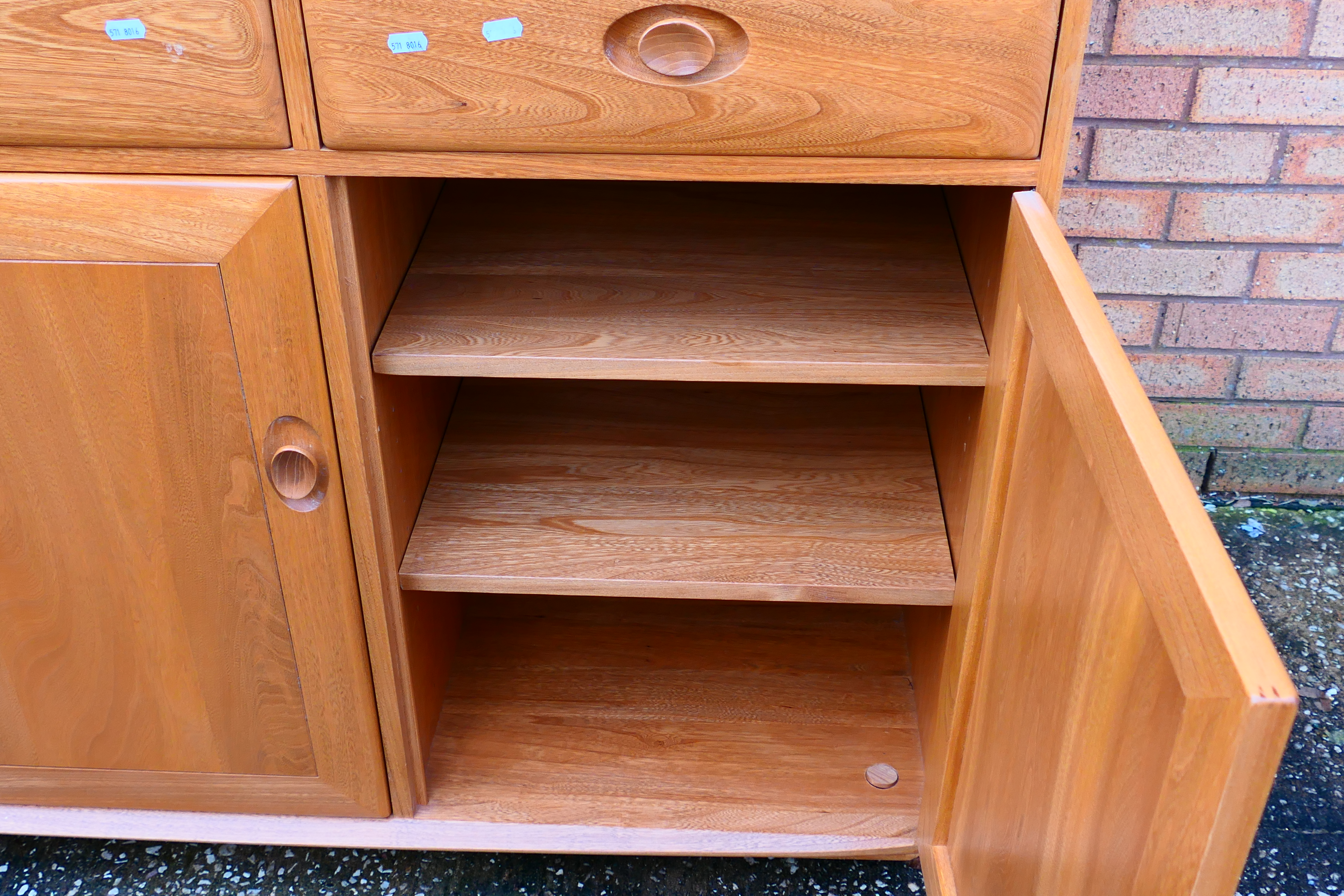 An Ercol Windsor sideboard / display cabinet, - Image 7 of 10