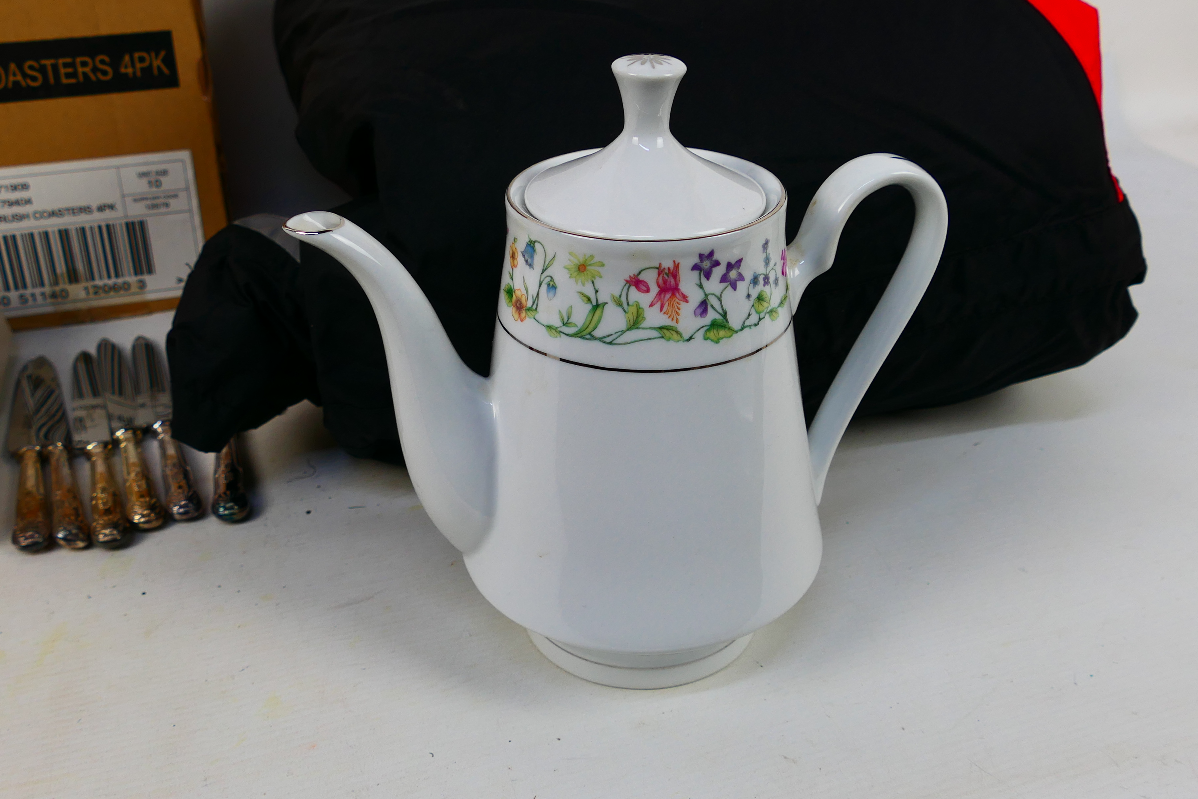 Crown Ming, Sundridge, Other - Lot to include stainless steel spoons, Crown Ming ceramic tea pot, - Image 4 of 4