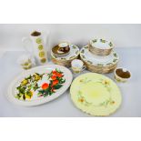 Ceramics to include Royal Tuscan, Gainsborough China, Portmeirion and other.