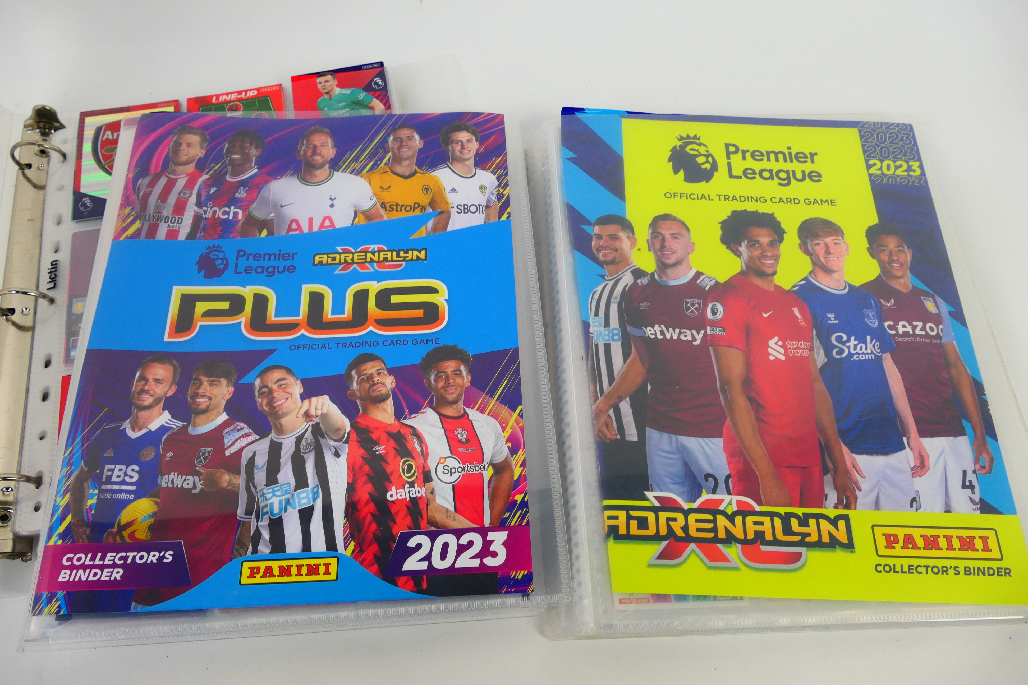 Three binders of Panini football trade cards. - Image 7 of 7