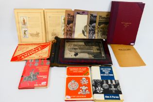 Lot comprising military related publications on medal collecting, badges and other,