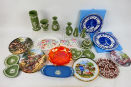 A collection of ceramics, predominantly Wedgwood, including Jasperware, part boxed,