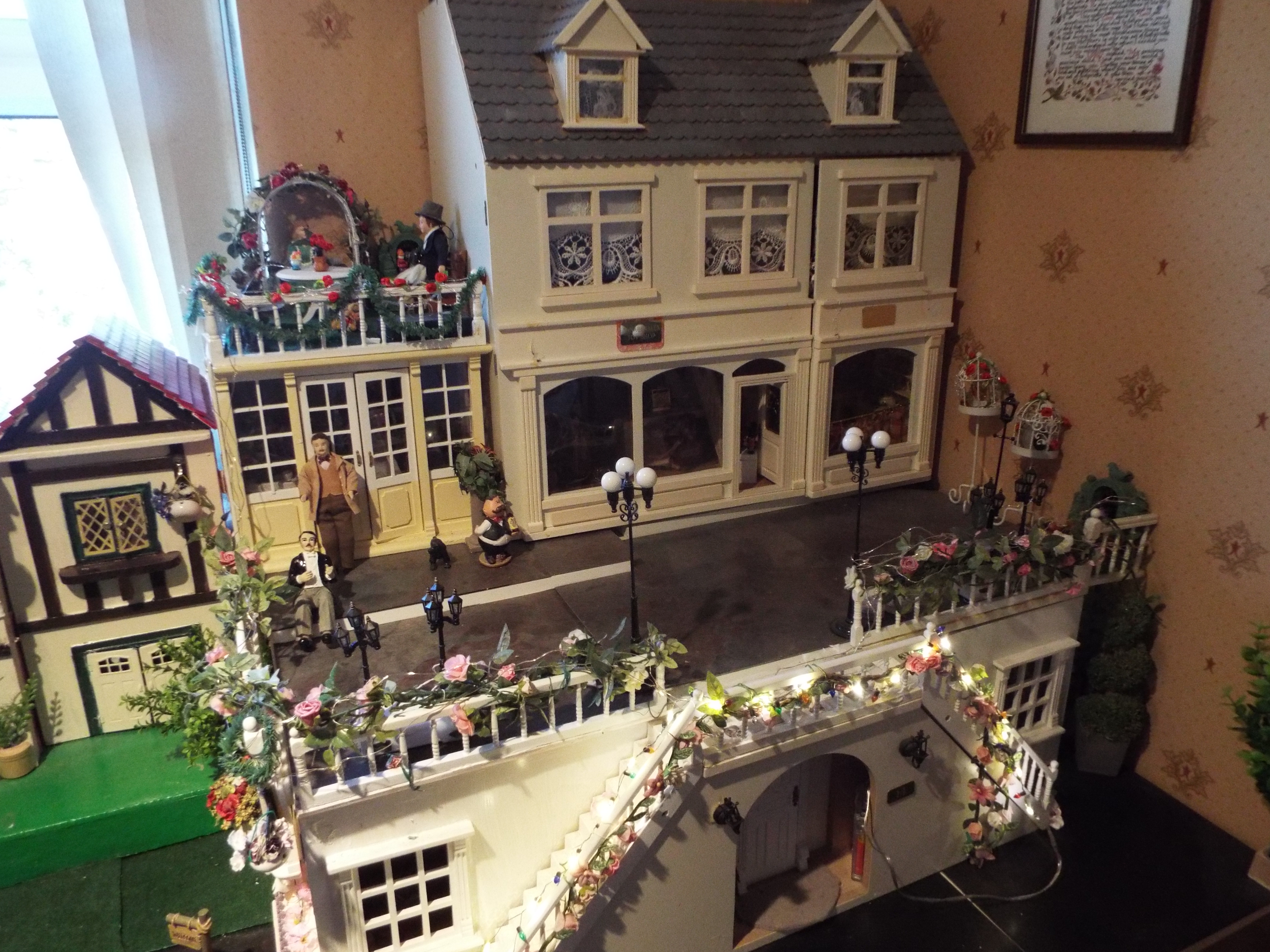 Doll's House - a hand built large doll's house comprising six rooms (including dormer),