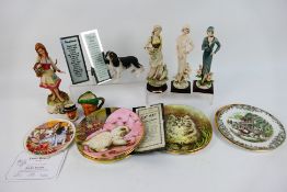Lot comprising Capodimonte to include Giuseppe Armani pieces, collector plates,