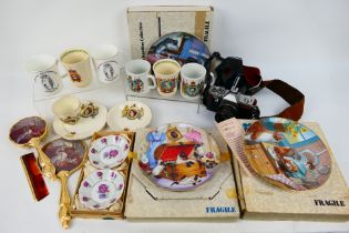 Lot comprising ceramics to include boxed collector plates, royal commemorative and other,