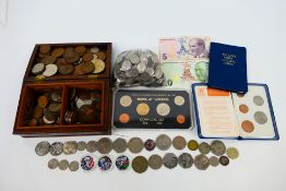 A collection of coins, pre-decimal and post, to include two First Decimal Coin sets,