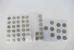 A collection of silver content UK coins, Victorian and later to include Florins,