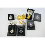 A collection of modern pocket watches, part boxed, to include Heritage Collection,
