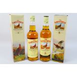 Famous Grouse - Two 70cl bottles, both 40% abv and boxed.
