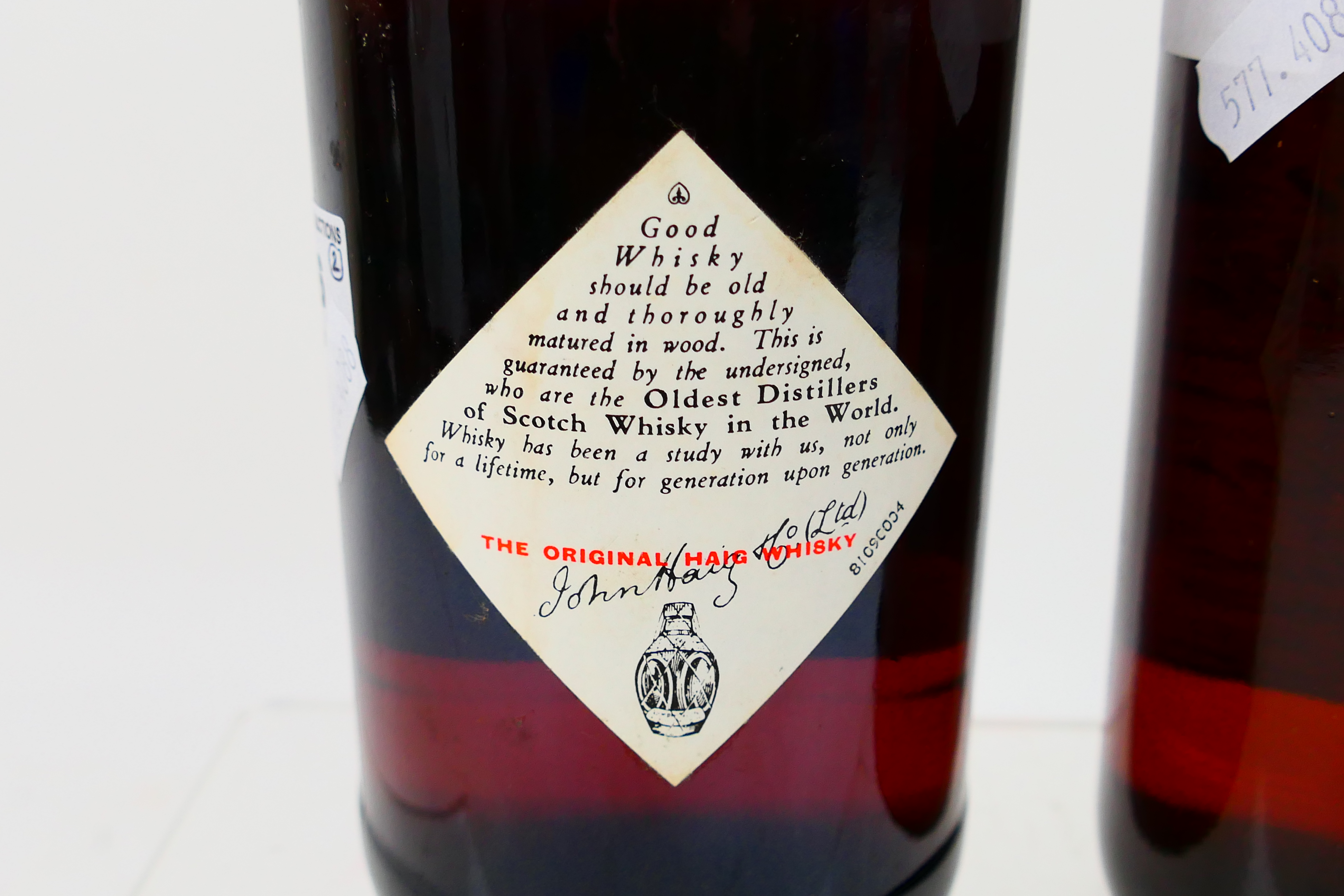 A 1960's bottle of Canadian Club whisky, 26⅔ fl ozs, 70° Proof and a 0. - Image 8 of 10