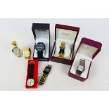 A collection of gentleman's wrist watches to include Timex, Rotary, Sekonda and other, part boxed.