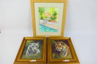 Two framed, limited edition,