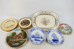 A quantity of collector plates to include twelve Wedgwood Great Racing Clippers series plates.