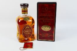 A 1l bottle of Cardhu 12 Year Old single malt whisky, 40% abv, boxed.
