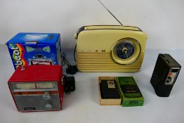 Radios and audio equipment to include Bush, Sunsonic and other.