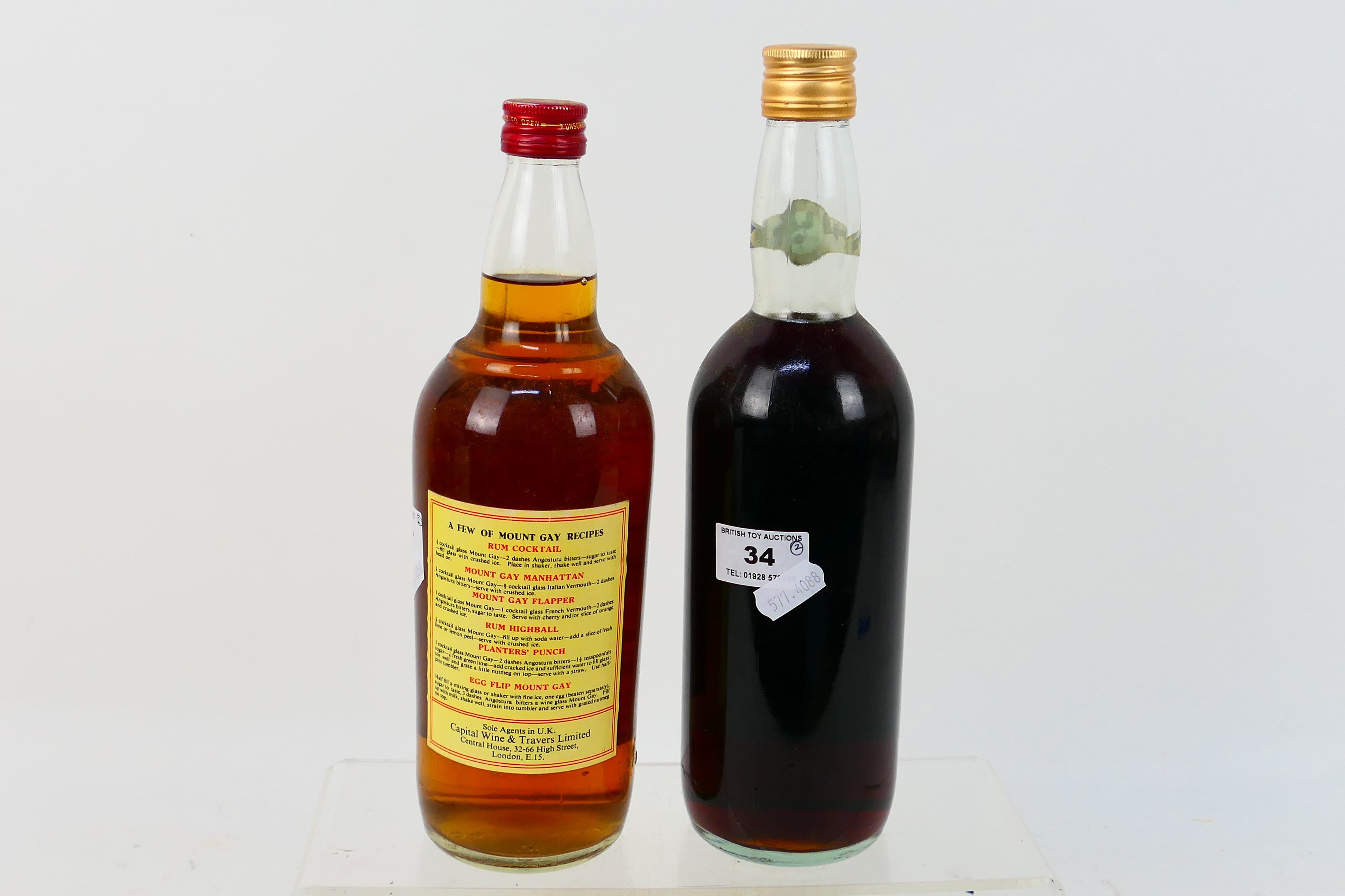 Rum - Two bottles comprising a 26⅔ fl ozs bottle of Navy Neaters 95. - Image 4 of 6