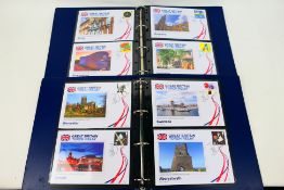 Philately - A limited edition set of London 2012 Olympics Torch Relay commemorative covers housed