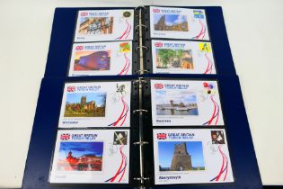 Philately - A limited edition set of London 2012 Olympics Torch Relay commemorative covers housed