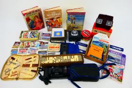 Mixed collectables to include a vintage View-Master (boxed) with slides / reels, dominoes,