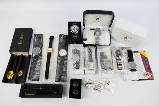 A collection of wrist watches to include Philip Persio, predominantly boxed.