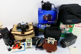 Photography - Lot to include a Canon Powershot S5 IS (boxed), Canon Photo Printer,