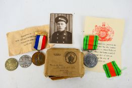 A World War Two (WW2 / WWII) Defence medal contained in box of issue addressed to Mr S H Wort with