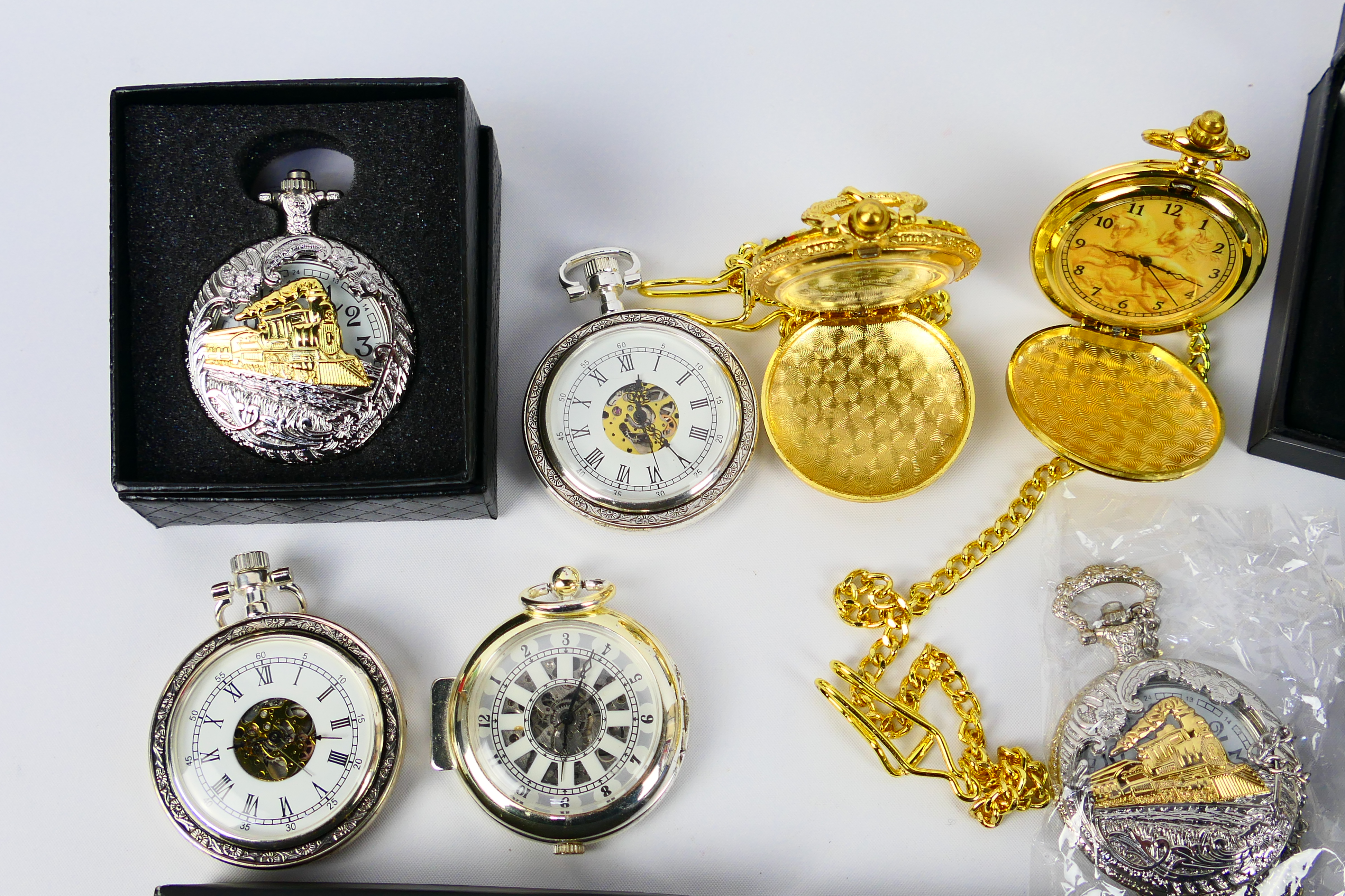 A collection of modern pocket watches, part boxed, to include Heritage Collection, - Image 2 of 6