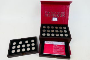 Danbury Mint - The Last Of The Sixpences, a collection of sixpences from 1936 to 1967,